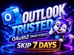 OUTLOOK TRUSTED OAuth2 [IMAP/POP3] – SKIP 7 DAYS, STABLE LIVE