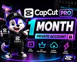 CapCut Pro 1 Tháng Login 1-2 Thiết Bị Bảo Hành