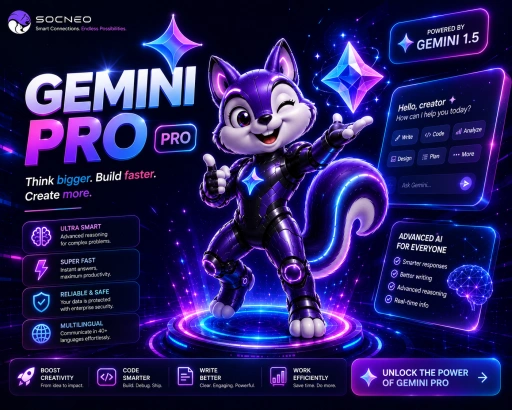 Gói Gemini AI Pro 18 Tháng + GG 5TB Tặng Kèm